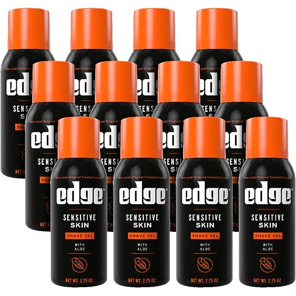 Amazon.com: Edge Advanced Shaving Gel Sensitive Skin 7 oz